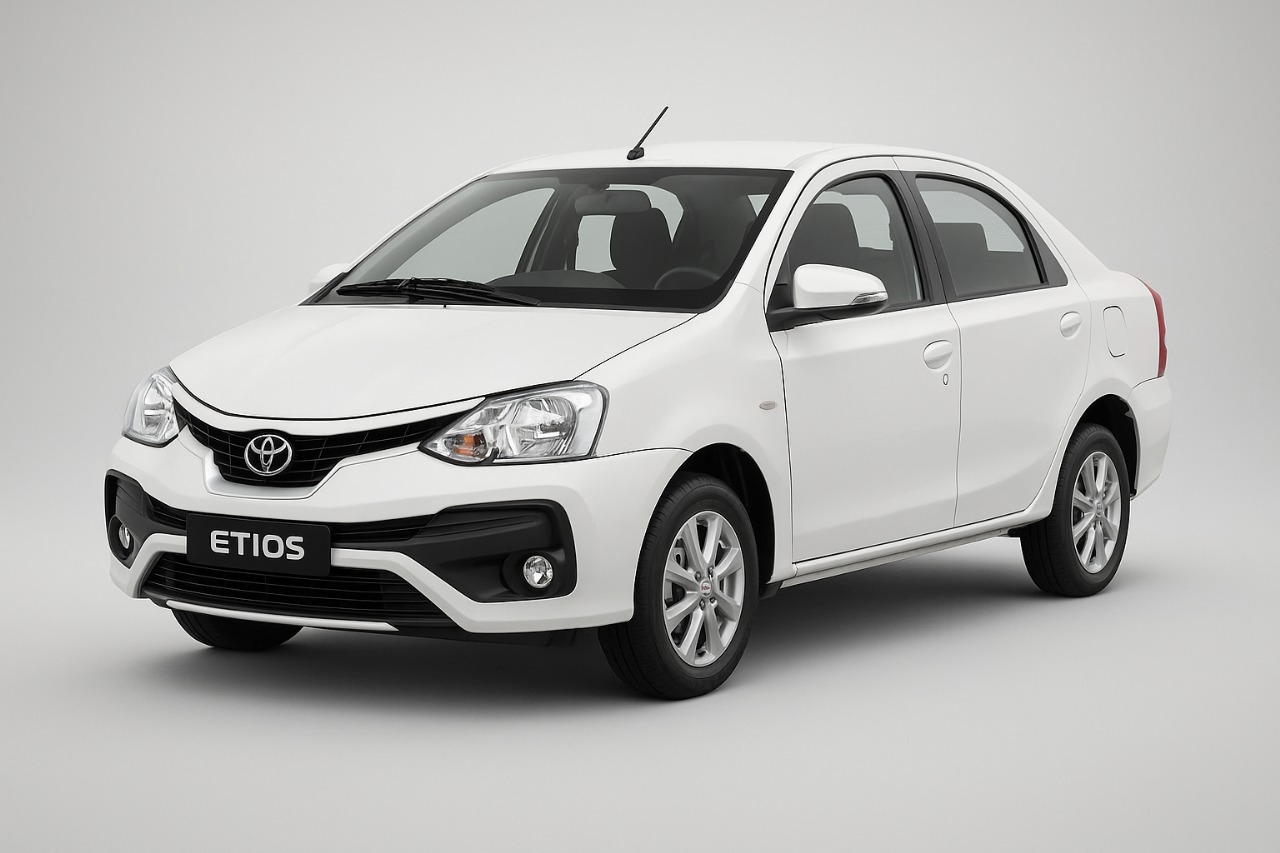 Toyota Etios Sedan - Reliable 4-Seater Economy Car for Comfortable City Travel