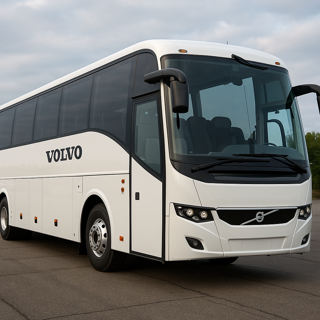 45 Seater Volvo Coach Bus - Luxury Group Transport with Premium Amenities and Superior Comfort