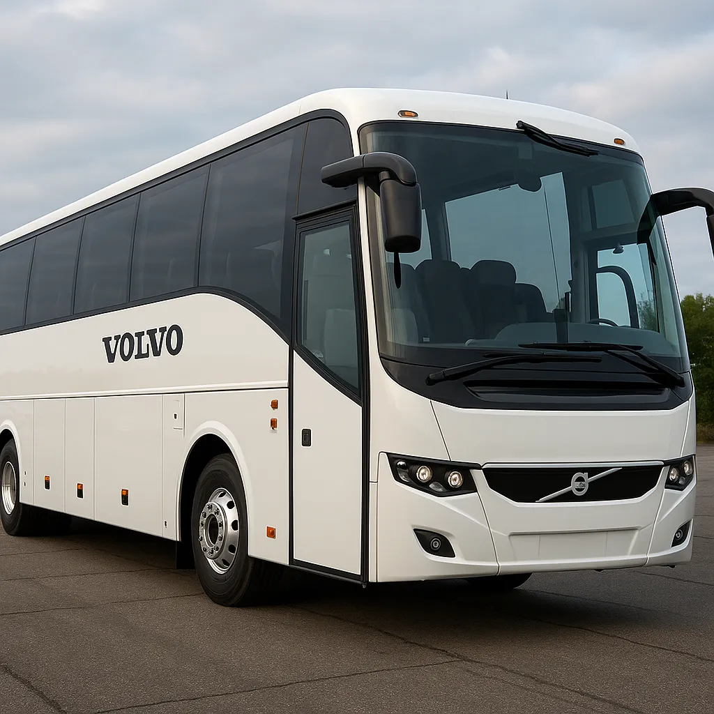 45 Seater Volvo Coach Bus - Luxury Group Transport with Premium Amenities and Superior Comfort